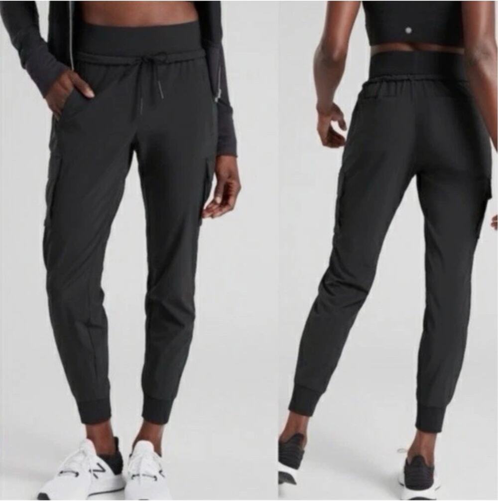 ATHLETA Sutton Cargo Joggers in Black // 4
